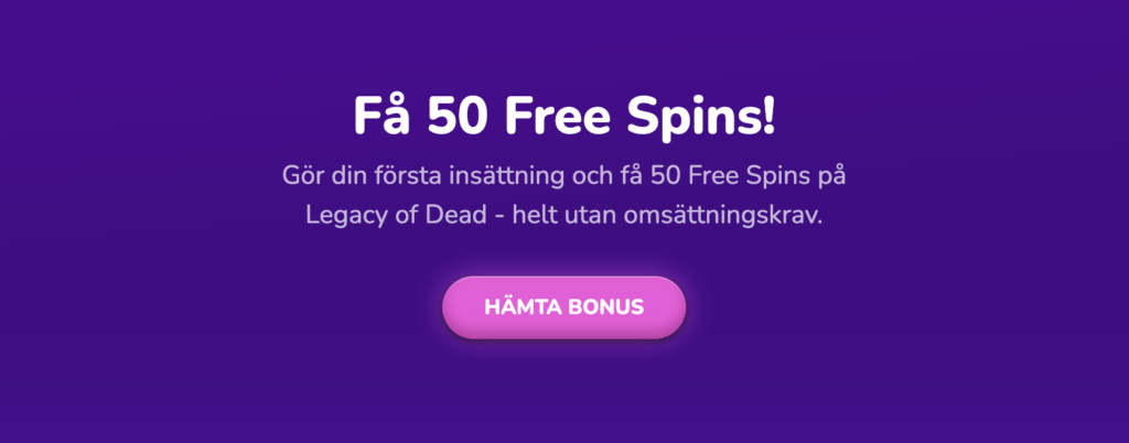 Free spins från Happy casino