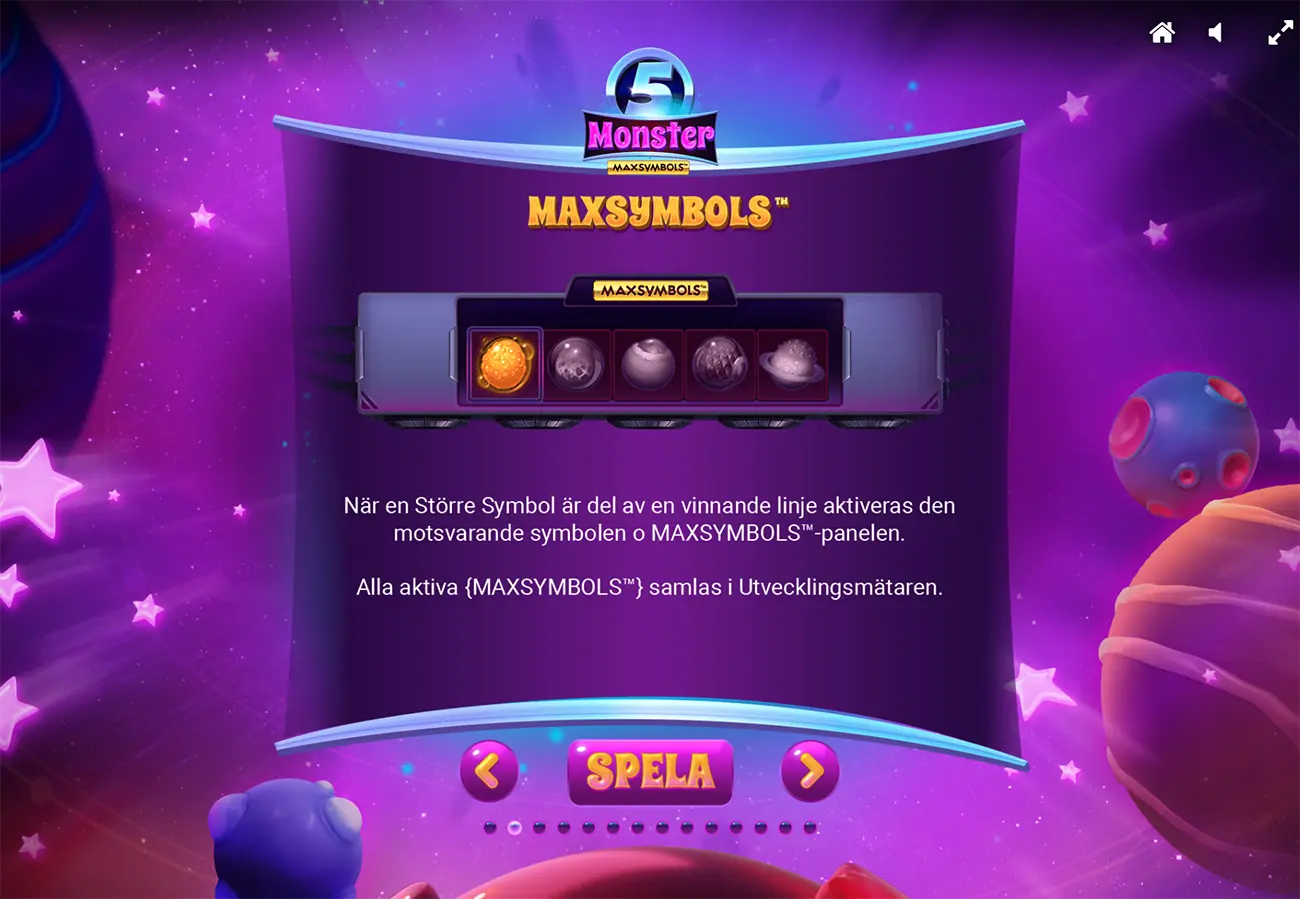 5 Monsters maxsymbols