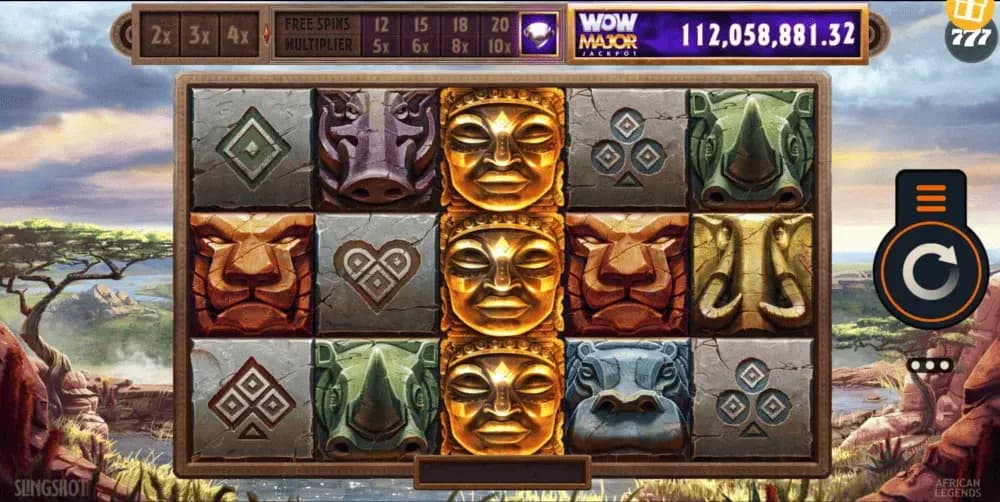 African Legends spelplan