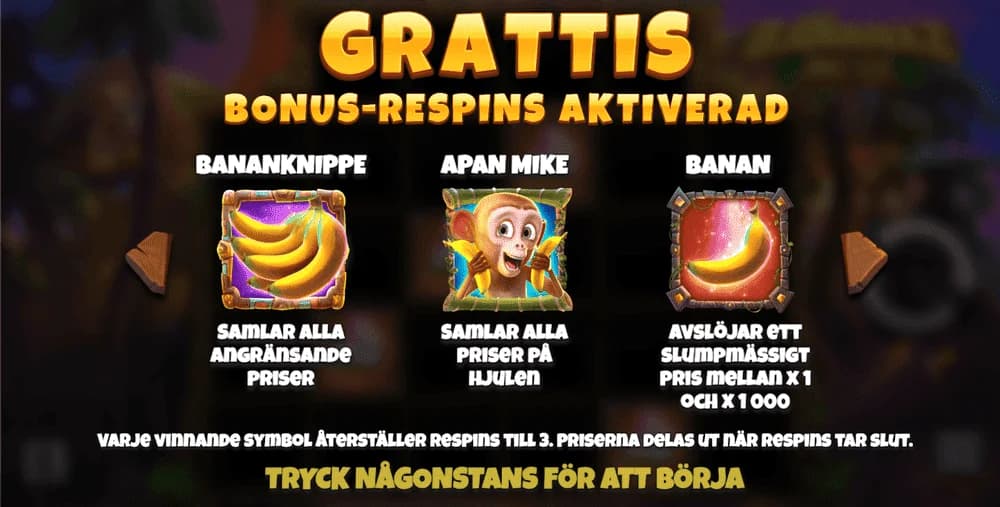 Bananaz specialfunktioner