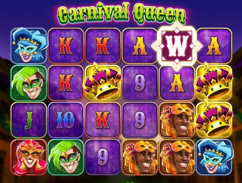 Carnival Queen slot spelplan