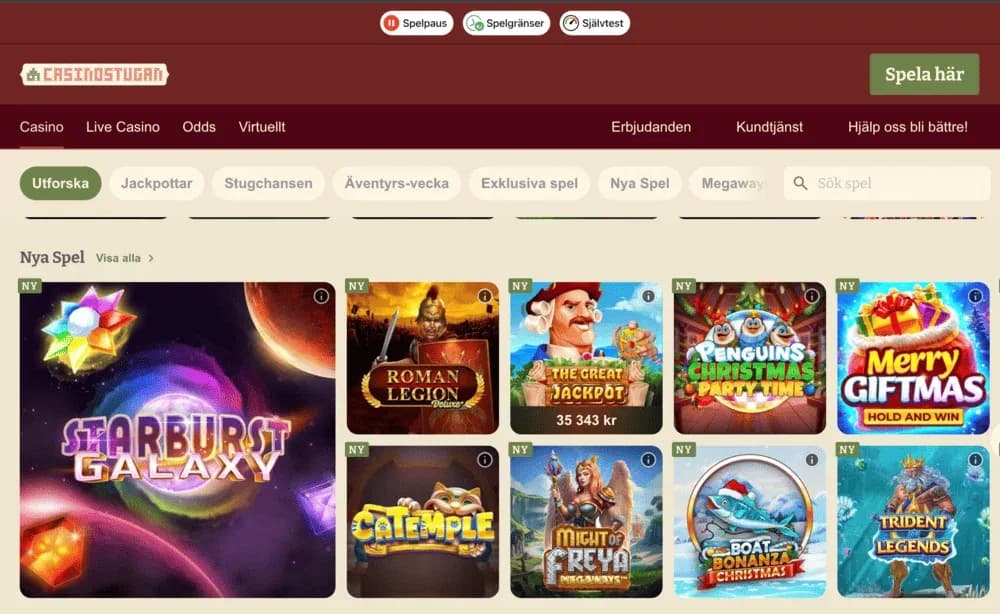 Casinostugan nätcasino