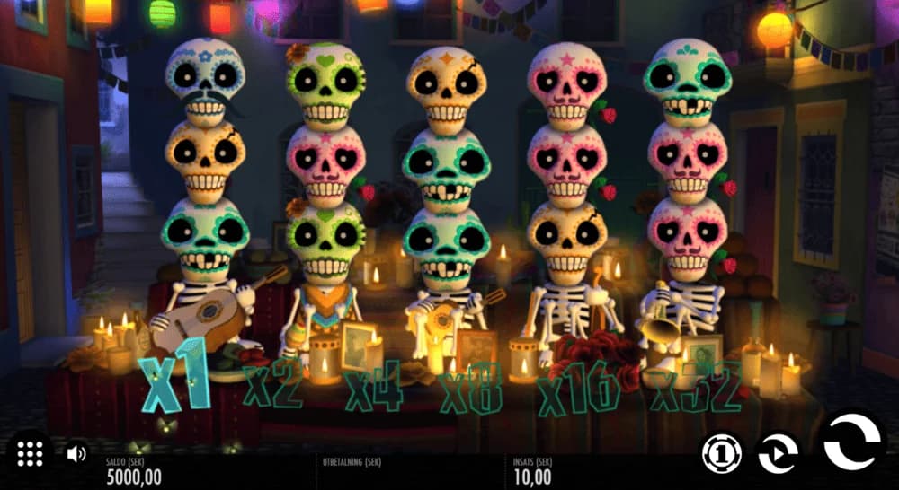 Esqueleto Explosivo spelplan