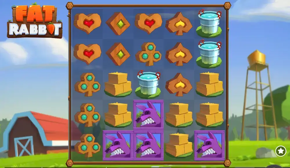 Fat Rabbit slot spelplan