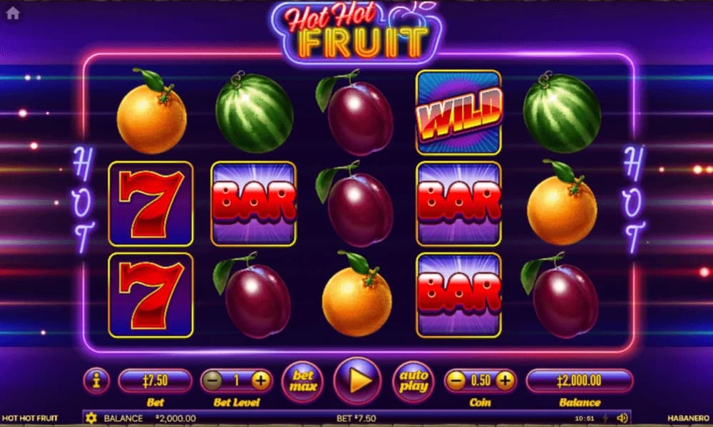 Hot Hot Fruit spelplan