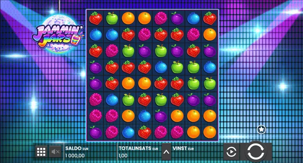 Jammin Jars spelplan