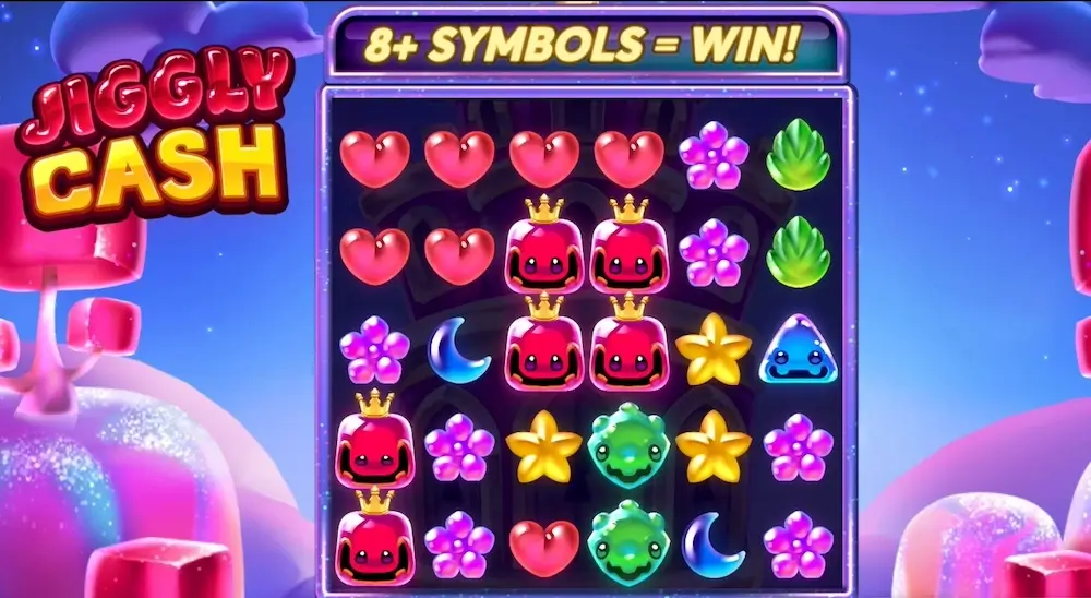Jiggly Cash slot spelplan