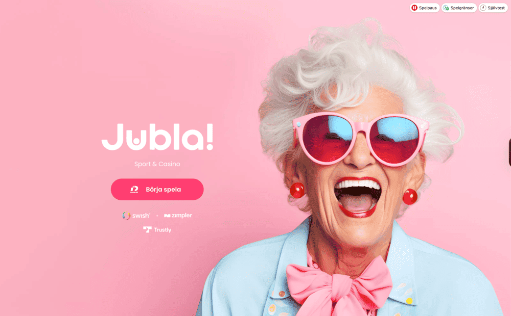 Jubla Casino startsida