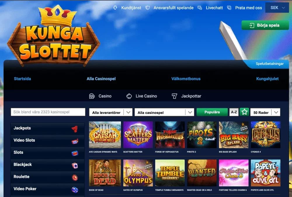 Kungaslottet spellobby