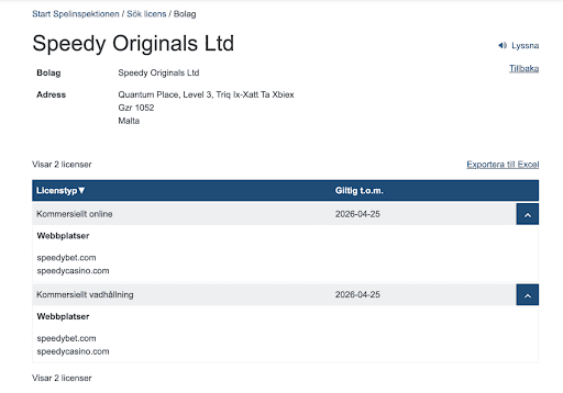 Läs om spellicensen: hur man vet att ett casino har svensk licens