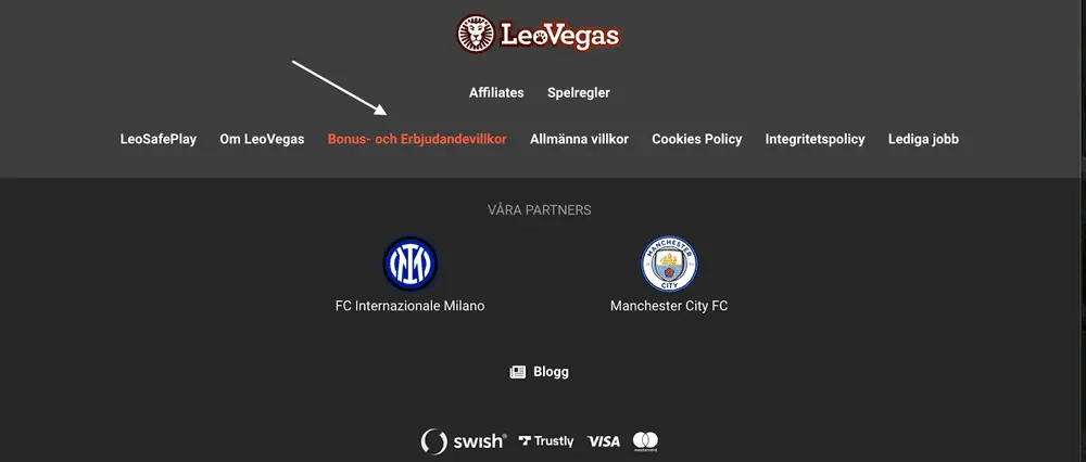 Bonusvillkor LeoVegas