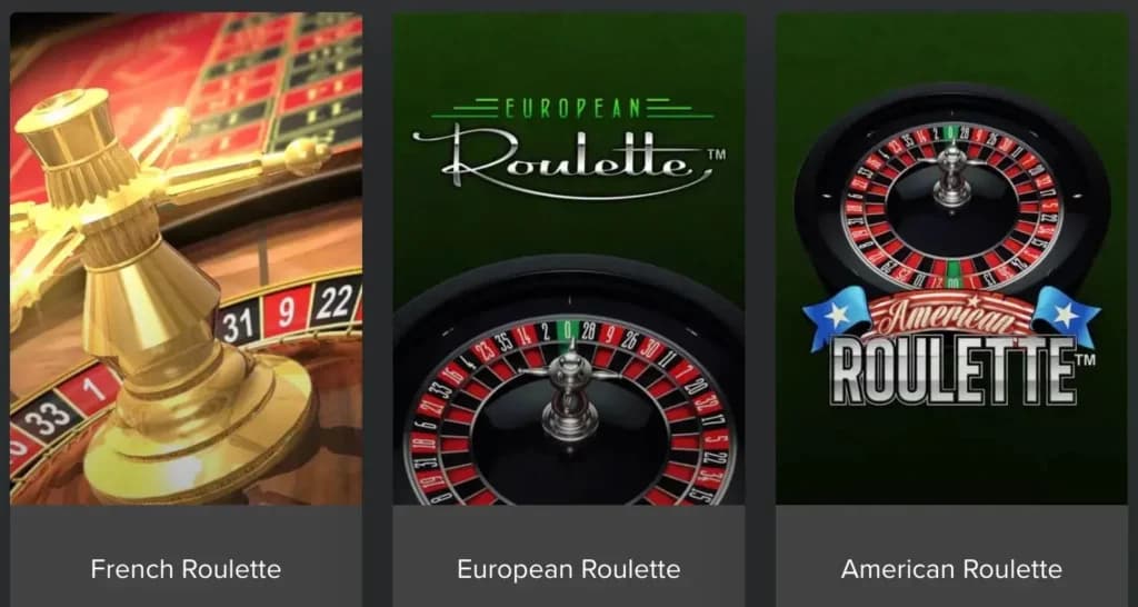 Exempel på bordsspel från NetEnt