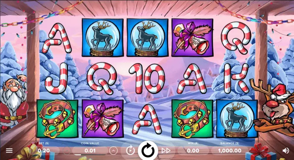 Santa vs Rudolf spelplan