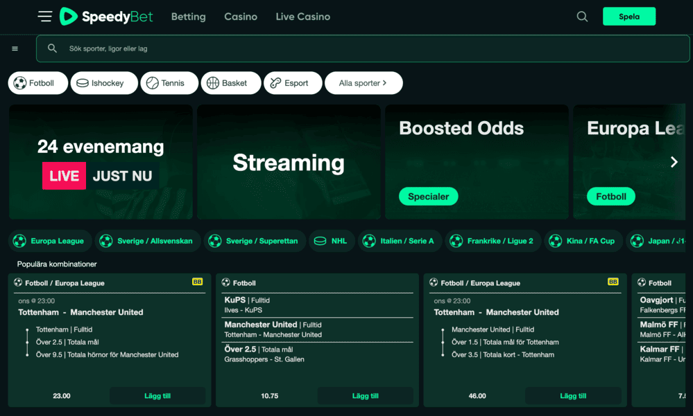 Speedybet sportsbook