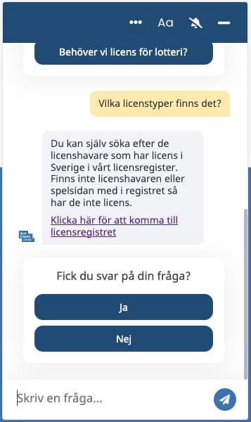 Chattar med Spelinspektionen