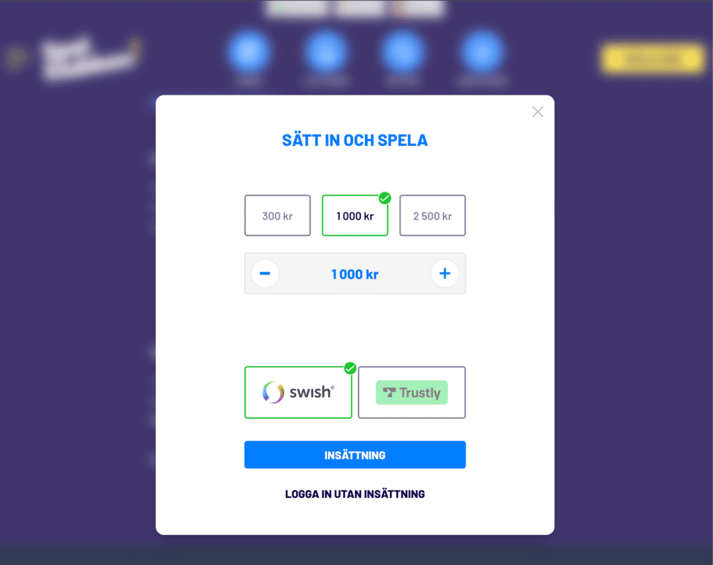 Spelklubben registrering