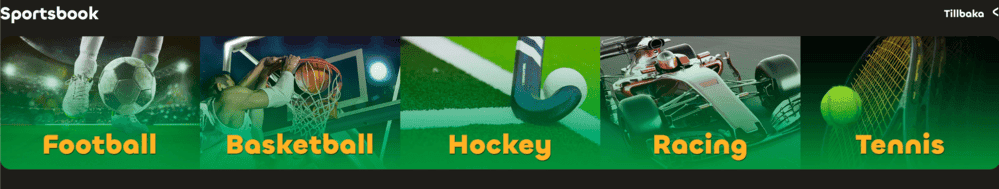 Sportsbook hos Casinocasino