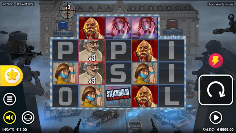 Stockholm Syndrome spelplan