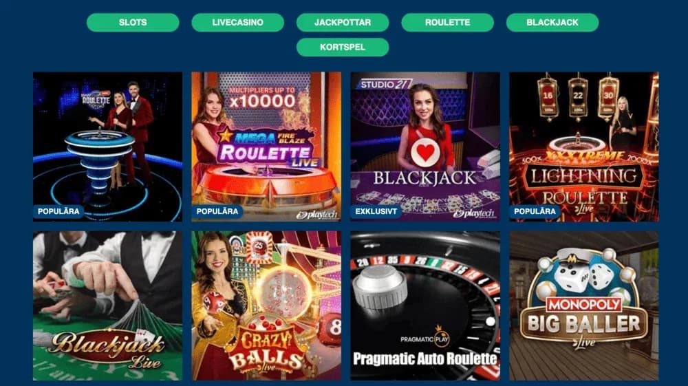 Turbonino live casino