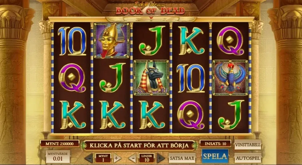 Book of Dead free spins