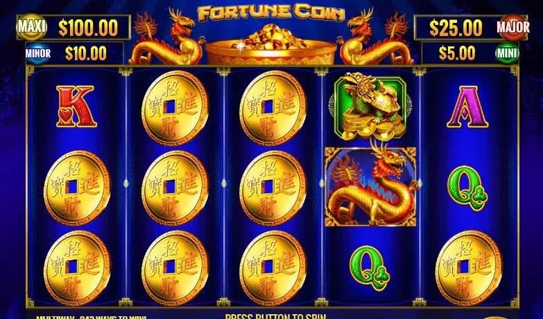 Fortune coins spelplan