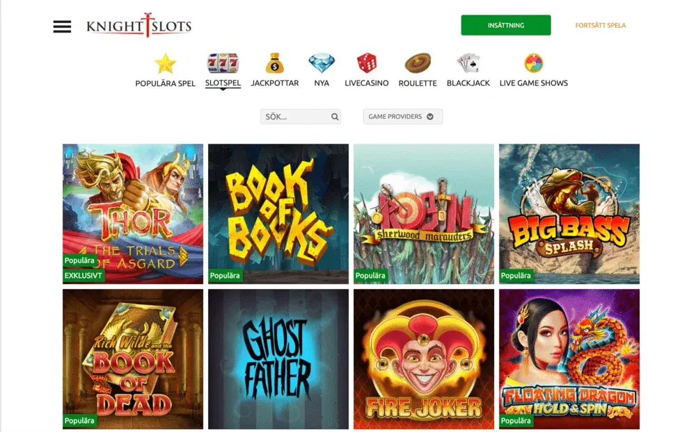 knightslots spelautomater