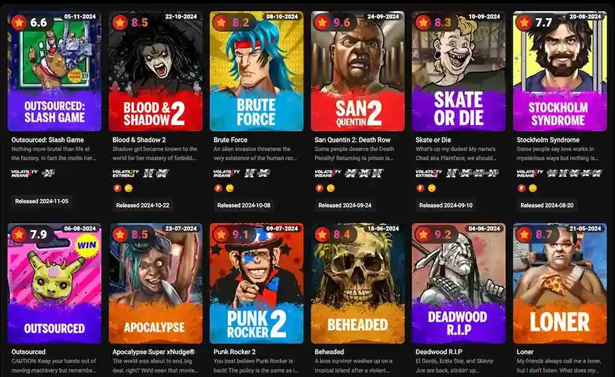 Slots från NoLimit City