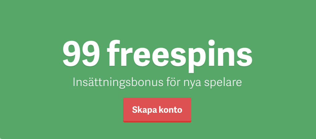 Få 99 freespins utan omsättningskrav hos Paf.se