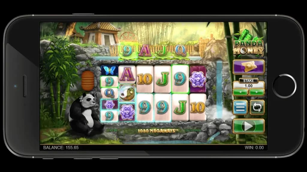 Panda Money spel i mobilen