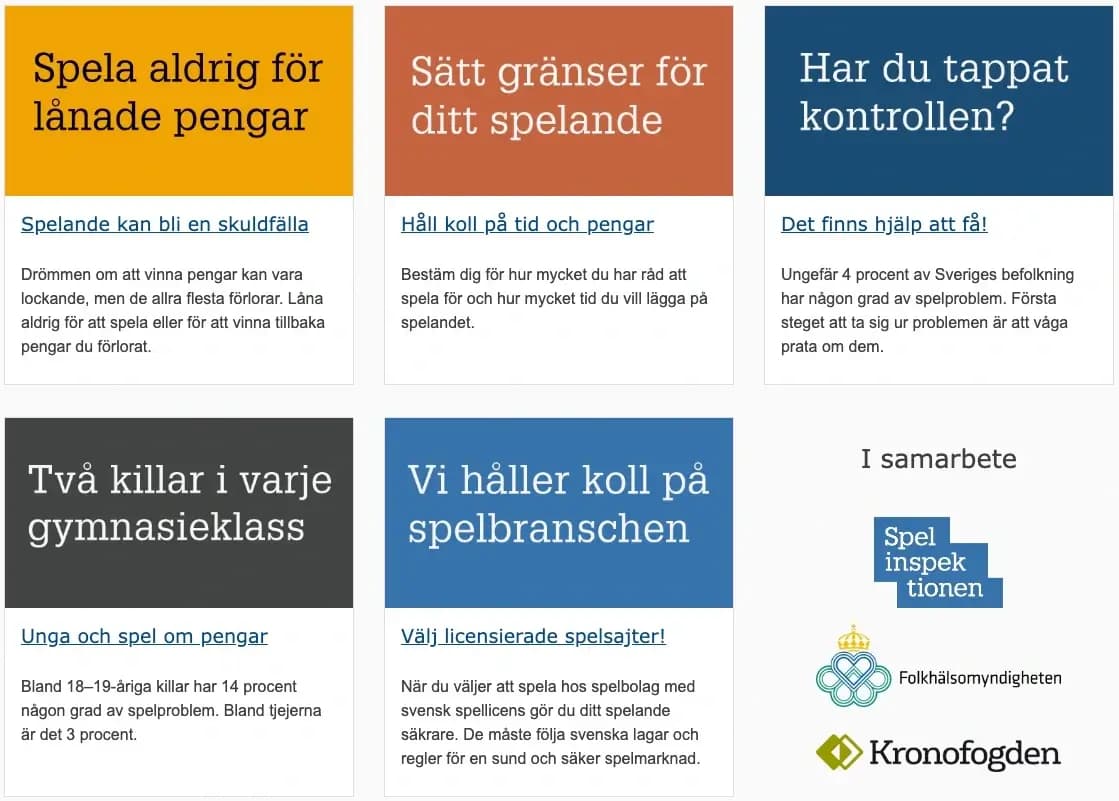 Kampanj riktad mot unga spelare