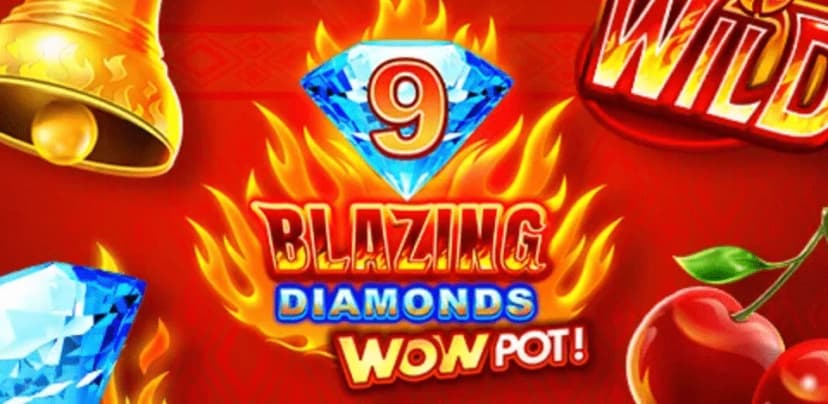 9 blazing wowpot jättevinst