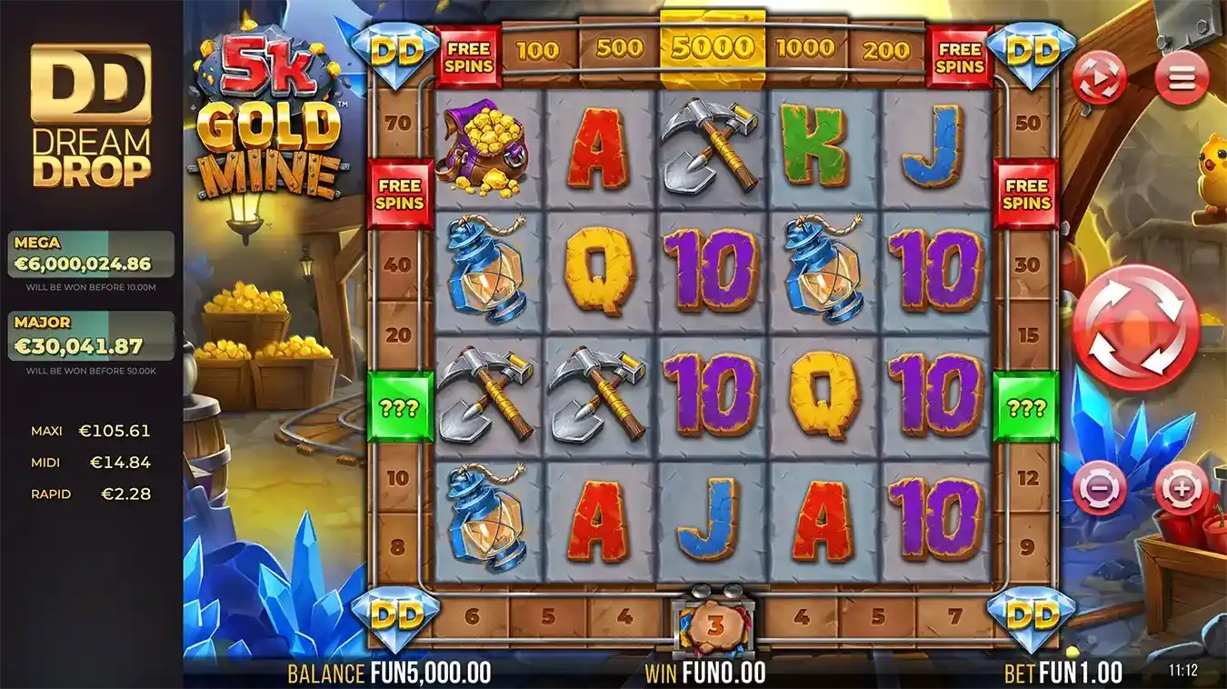 5K Gold Mine Dream Drop