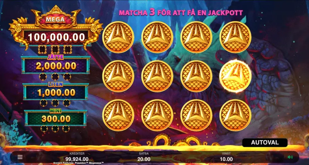 Ancient Fortunes Poseidon Megaways