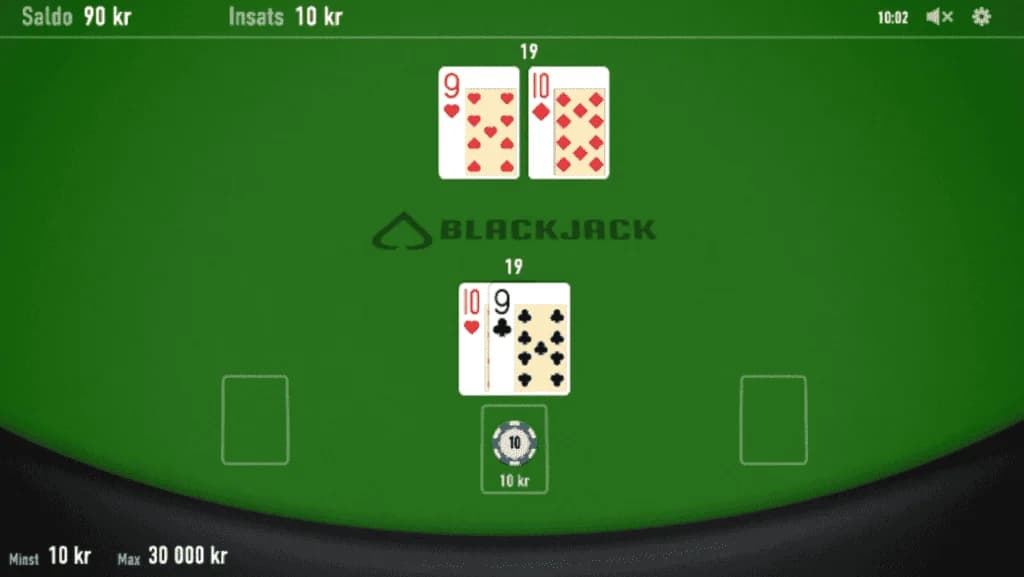 Dealern avslöjar sina kort