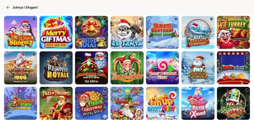 Julmys i Stugan hos Casinostugan