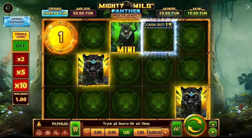 Mighty Wild: Panther Grand Diamond Edition slot