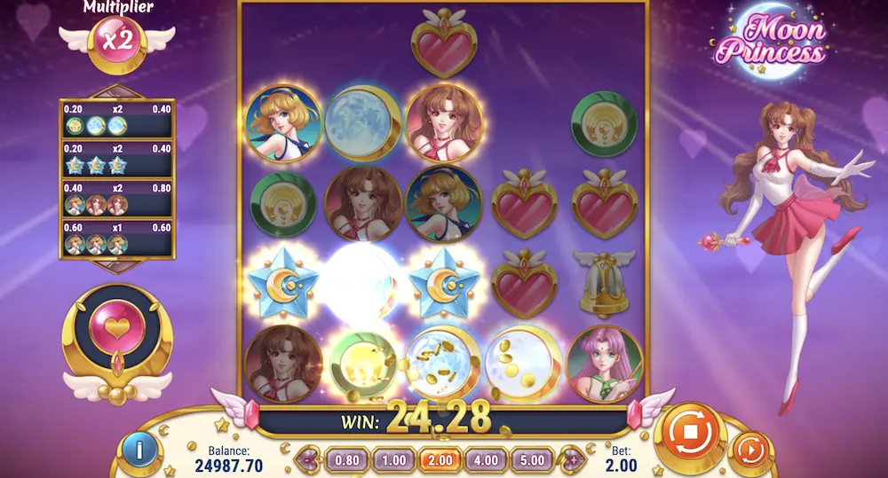 Moon Princess spelplan