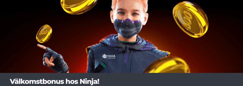 Ninja Casino lanserar välkomstbonus