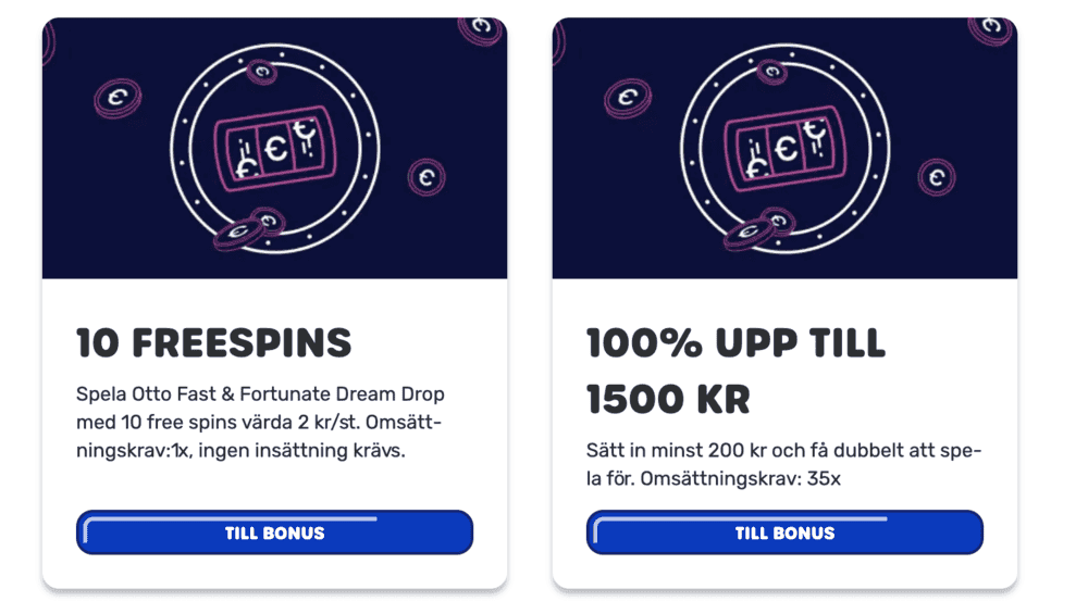 Otto casino bonus