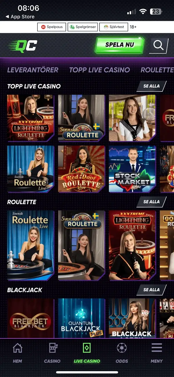 Quick casino app live casino