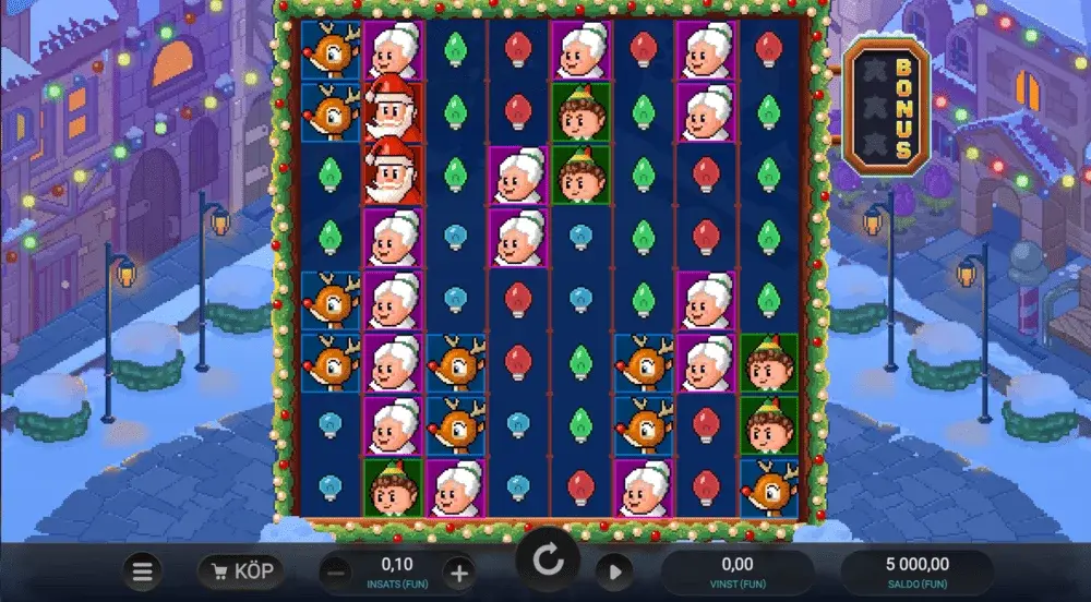 Santa’s Stack Dream Drop spelplan