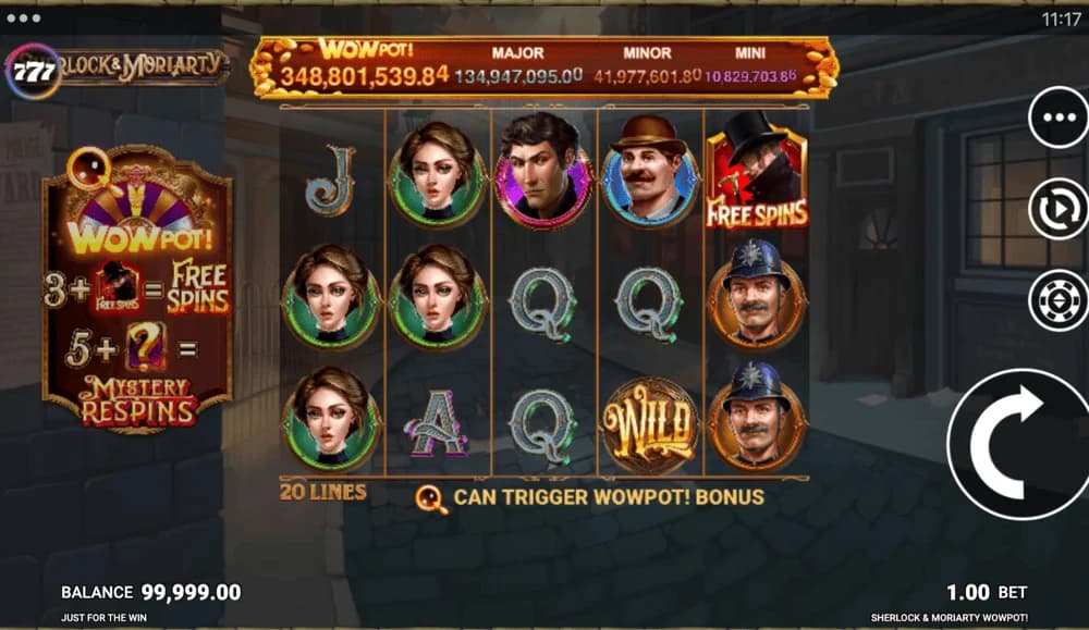 Sherlock and Moriarty spelplan