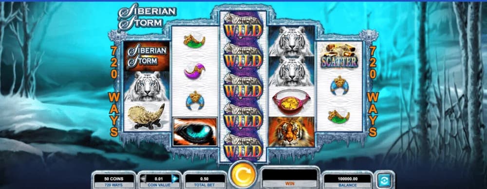 Siberian Storm spelplan