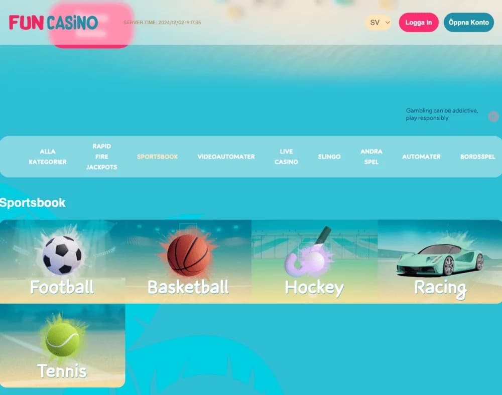 Sportsbook Fun Casino