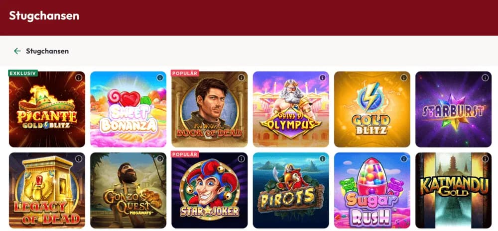 Stugchansen hos Casinostugan