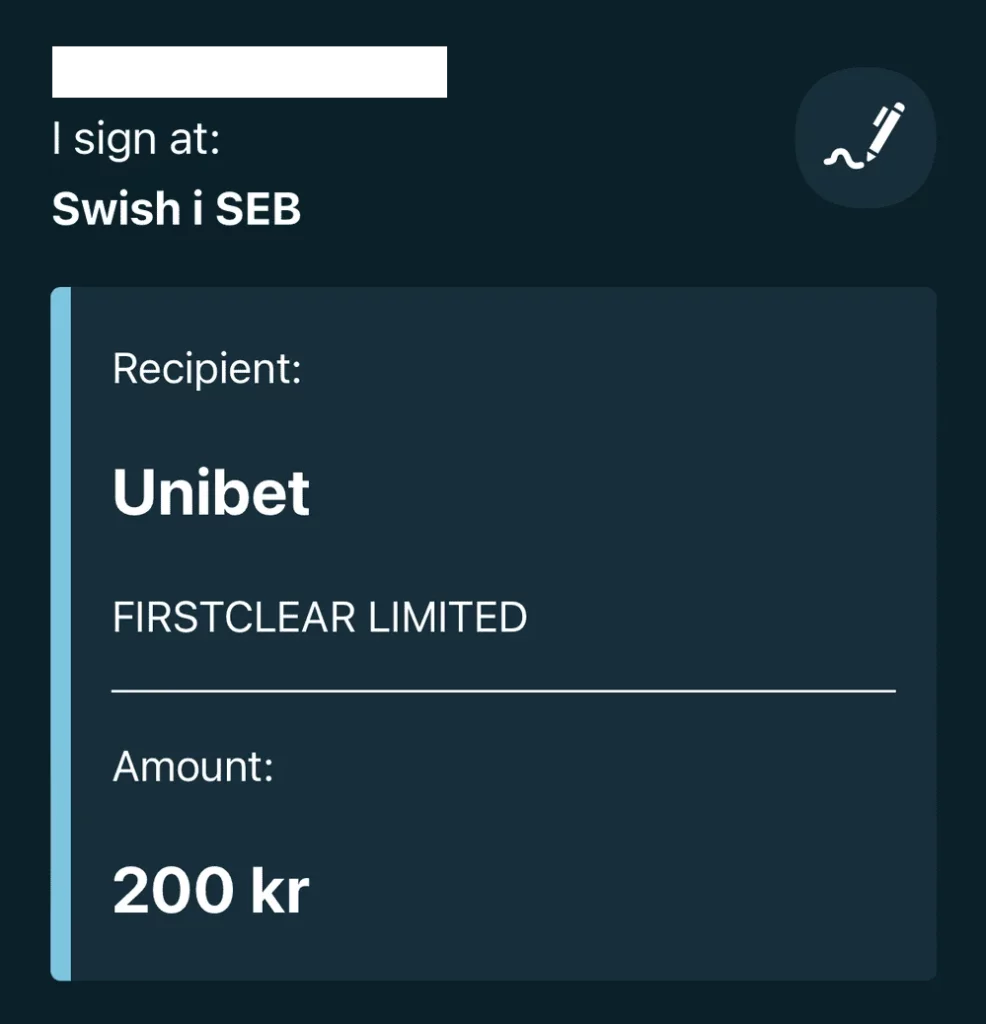 BankID Unibet