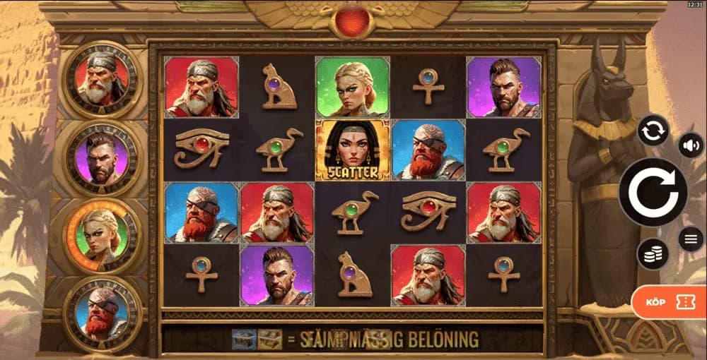 Vikings Go To Egypt Wild Fight spelplan