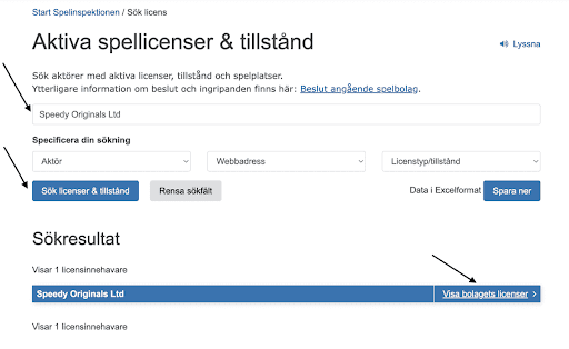 Hur man vet att ett casino har svensk licens: fyll i informationsrutan