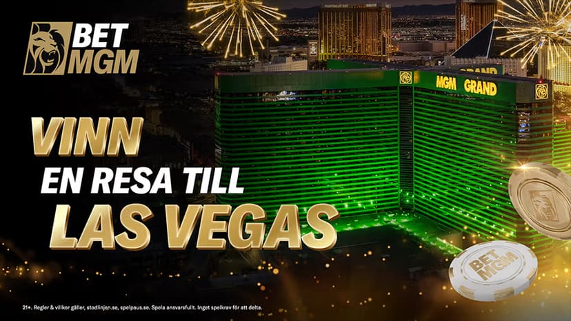 Vinn en resa till Las vegas hos BetMGM