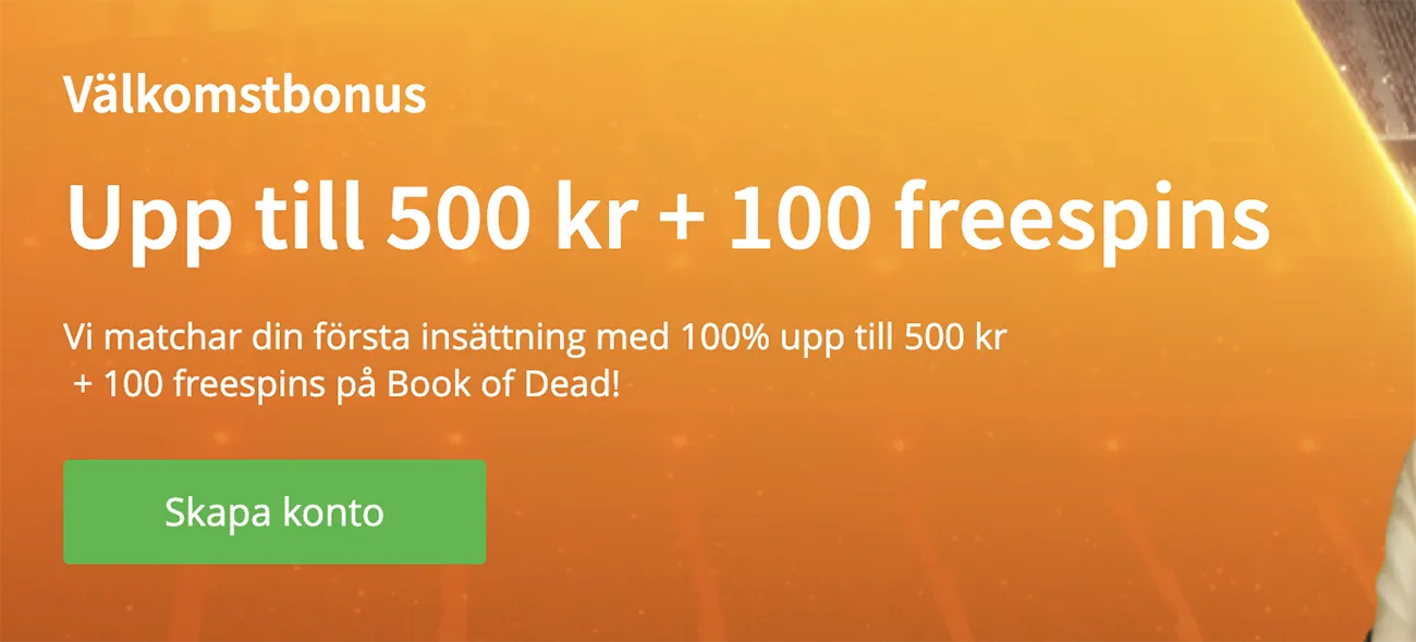 Insättningsbonus hos Betsson